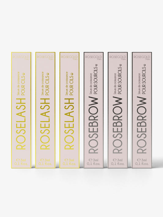 ثنائي الرموش الثنائي الوردي