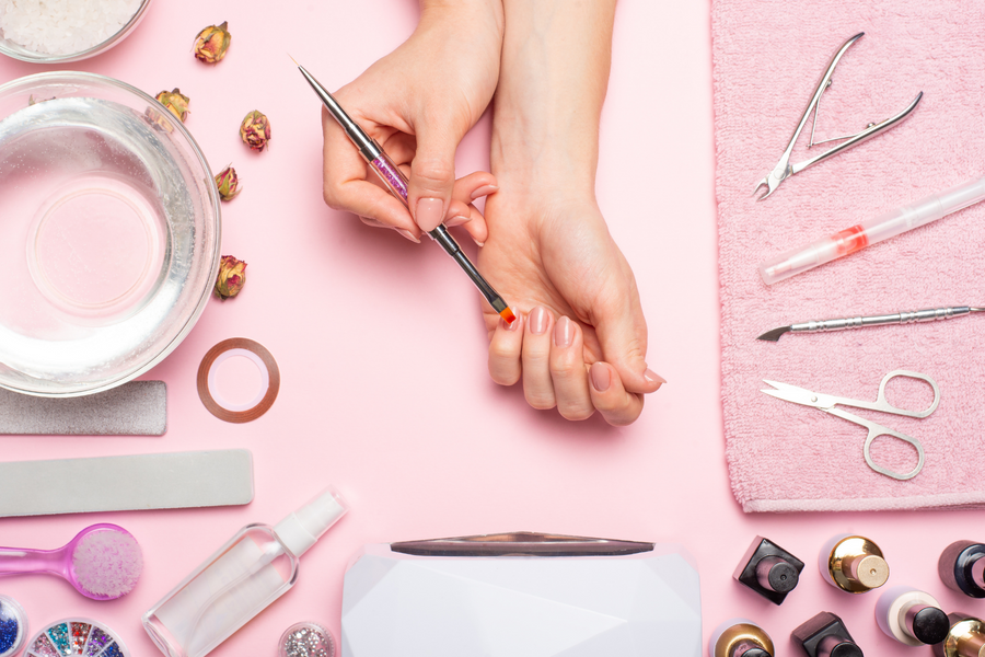 How do I get a manicure at home?